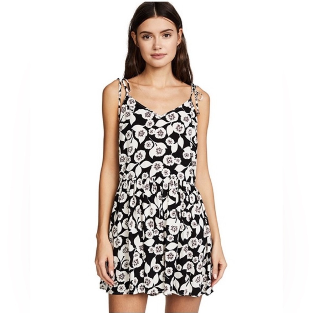 KATE SPADE Aliso Beach Cover Up Flare Tie Romper M